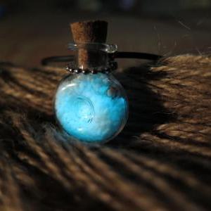 Xo Bottle Glow In The Dark Potion Jar Necklace,..