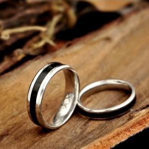 Black Stainless Steel Wedding Rings - Wedding..