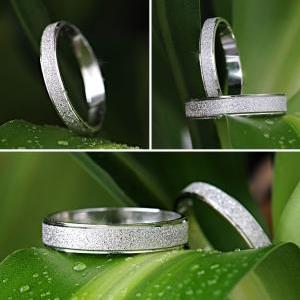 Engraving-platinum Rings His And Hers Promise..