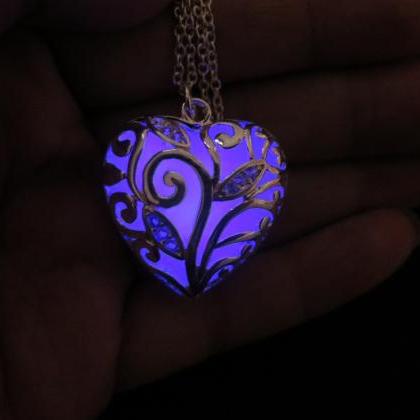 Purple Glow In The Dark Legend Of Zelda Heart..