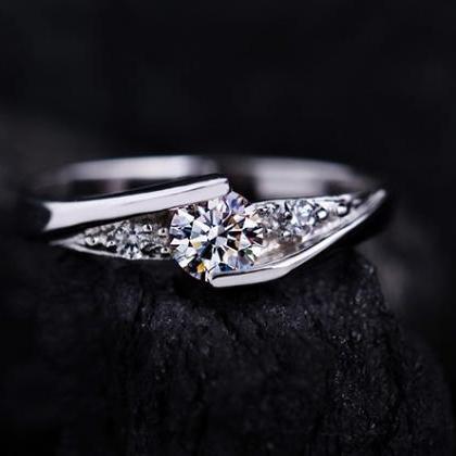 0.6 Carat Promise Ring, Purity Ring, Anniversary..