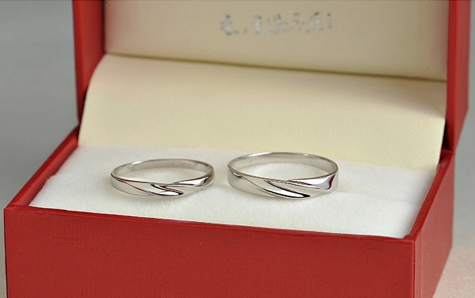 Couple rings hot sale platinum coated