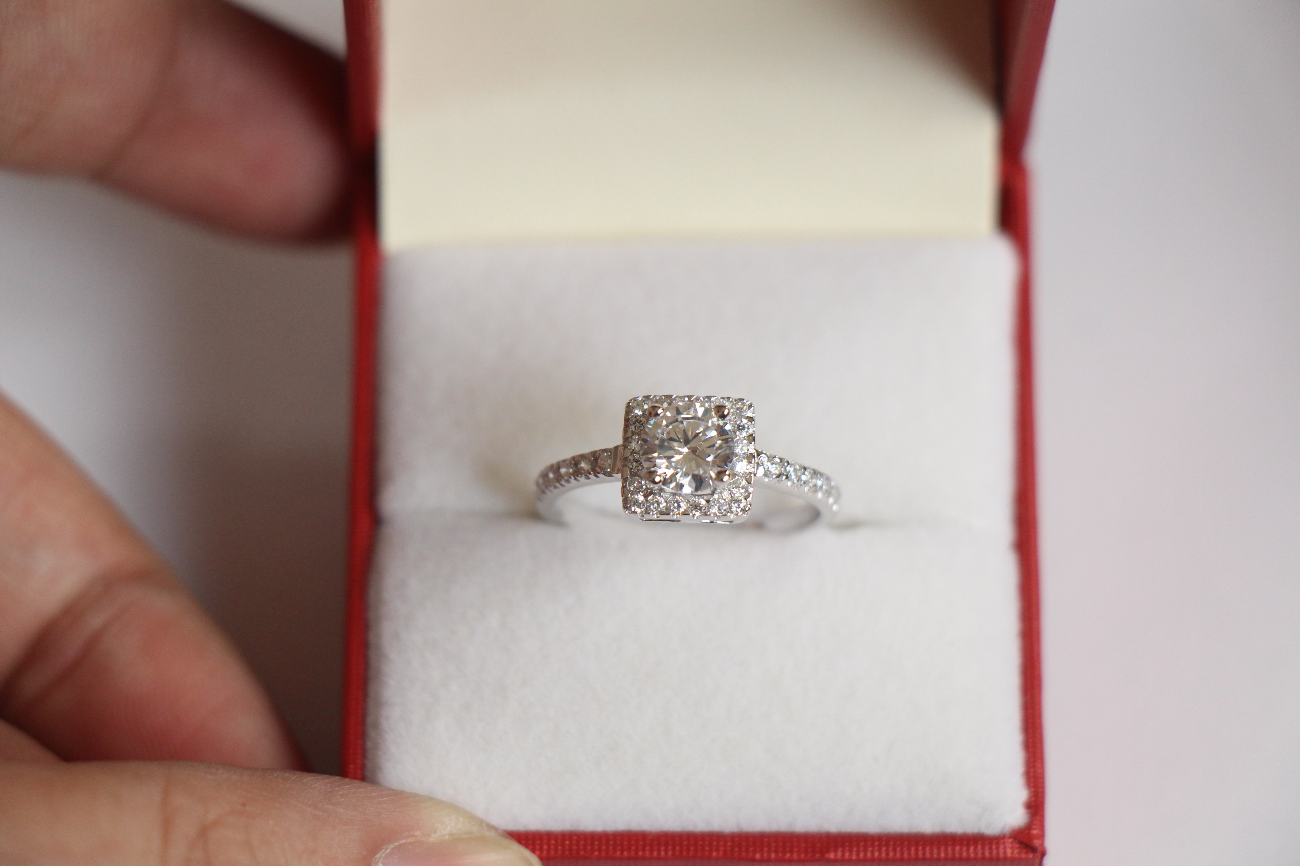 Matching Ringplatinum H&a 1 Ct Diamond Promise Ring Wedding Ring