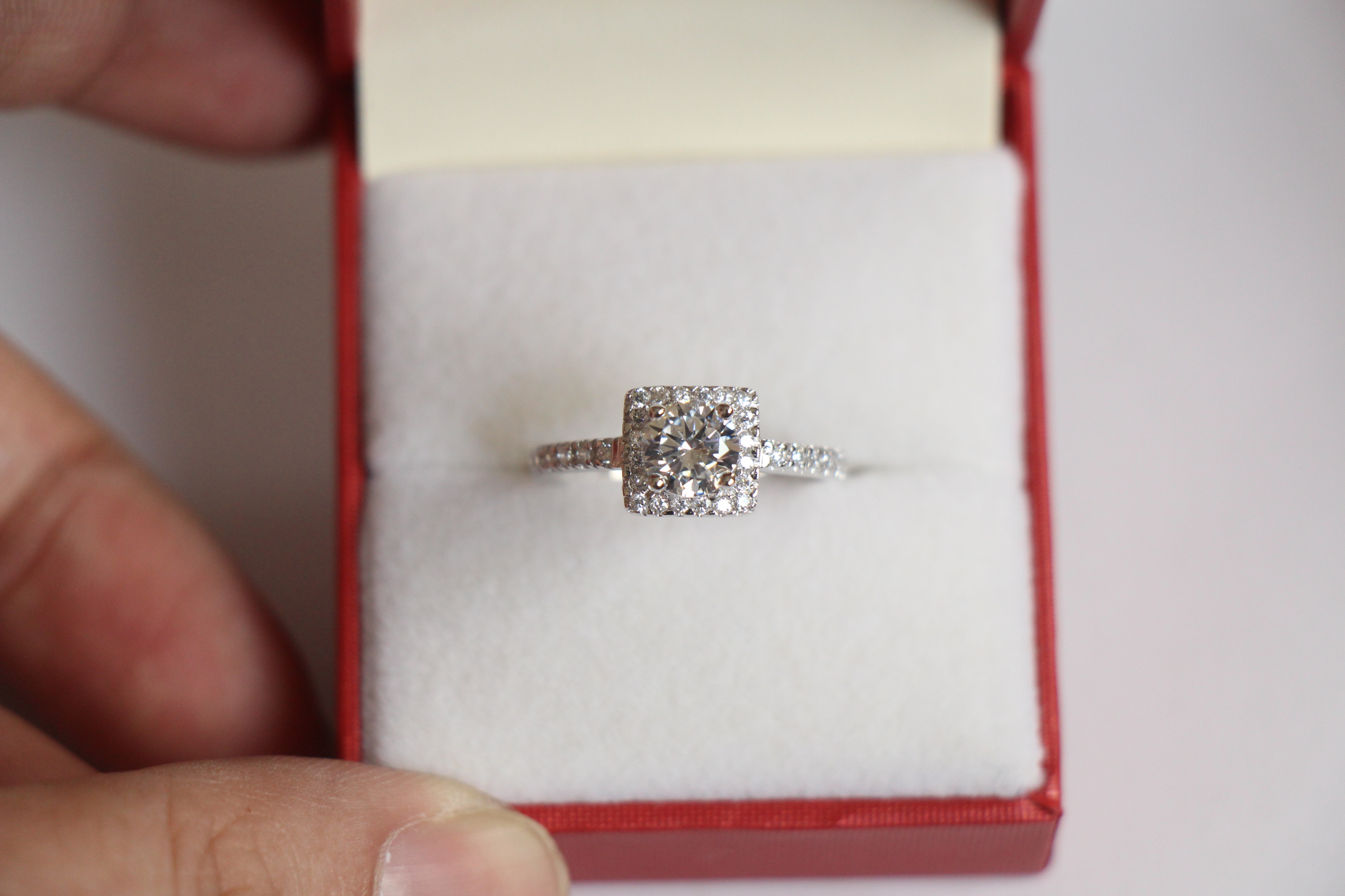 Matching Ringplatinum H&a 1 Ct Diamond Promise Ring Wedding Ring